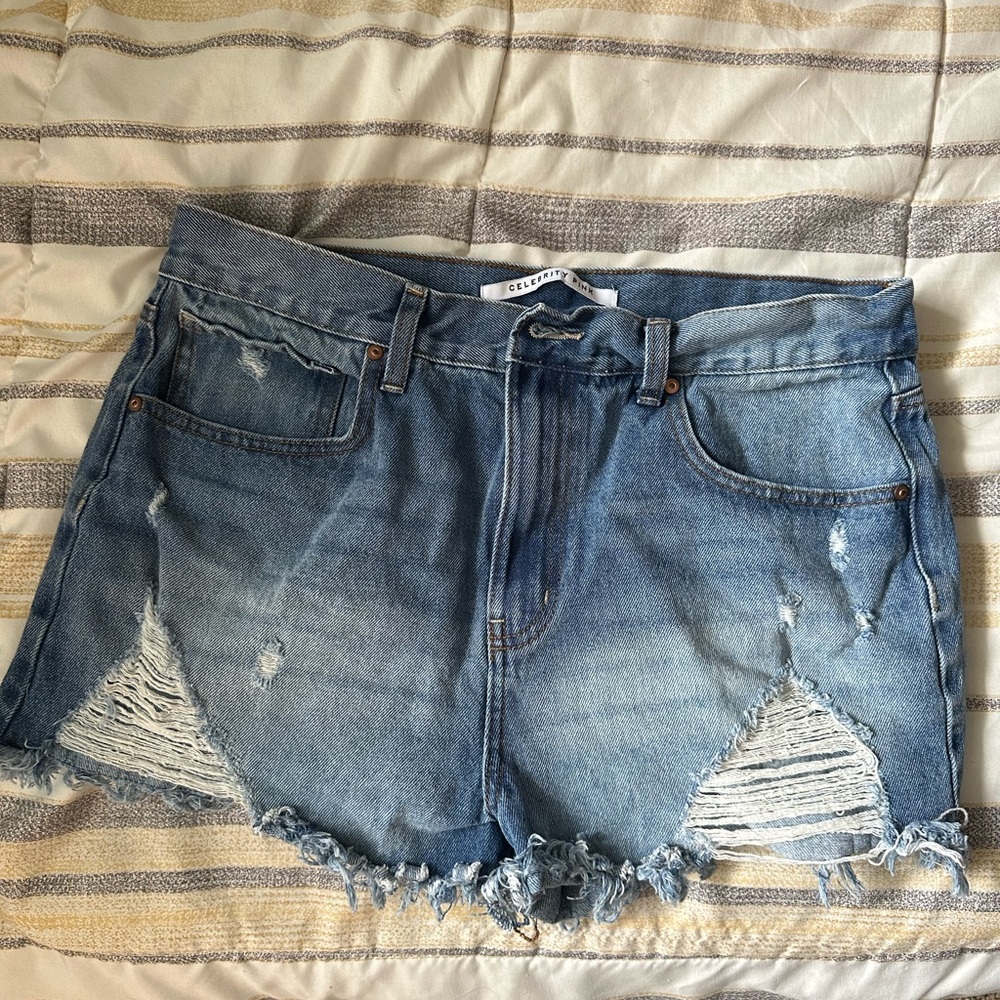 Celebrity Pink Jean shorts